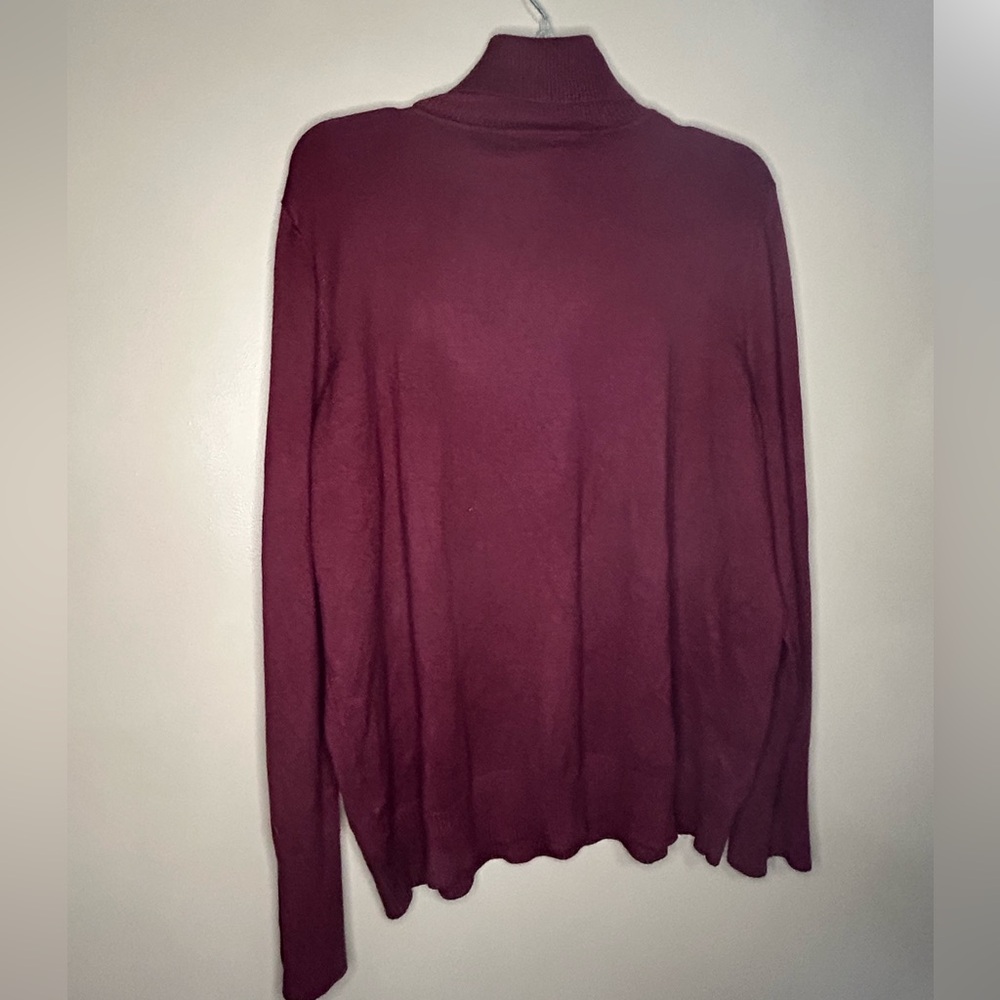 Joseph A Women’s Windsor Wine Knit Sweater Size XL - Picture 4 of 9